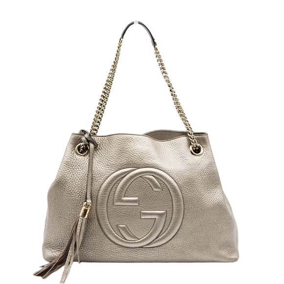 Gucci Handbags - Authentic Gucci Soho on Chain Leather Shoulder Bag